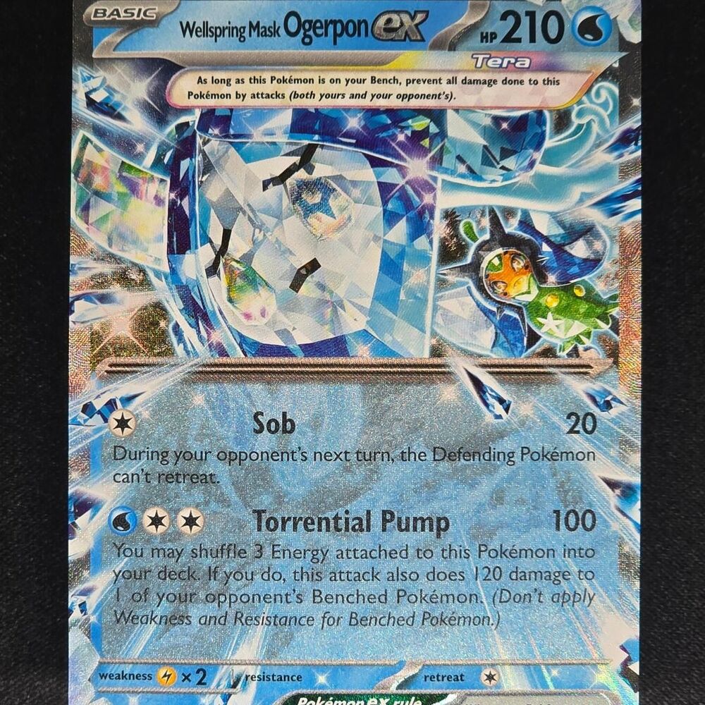 Wellspring Mask Ogerpon ex #64 Pokemon Twilight Masquerade